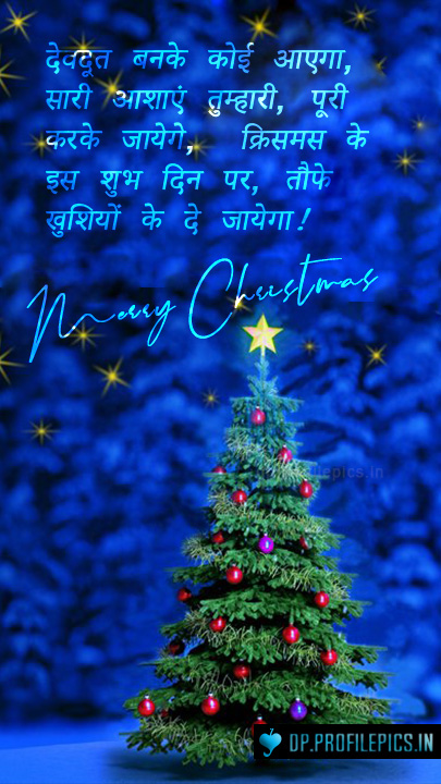 hindi christmas status