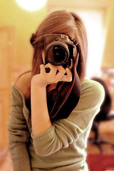 girl with camera profile pictures dp for whatsapp facebook