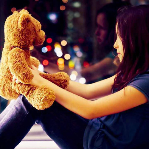 girl with teddy bear profile pictures