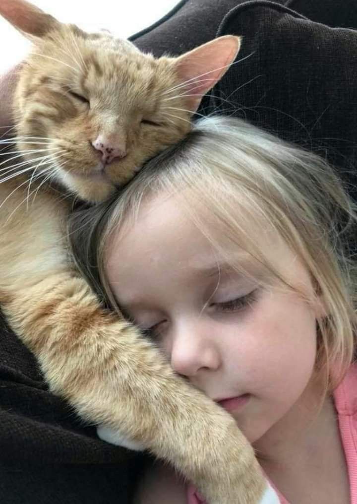 children with their pets