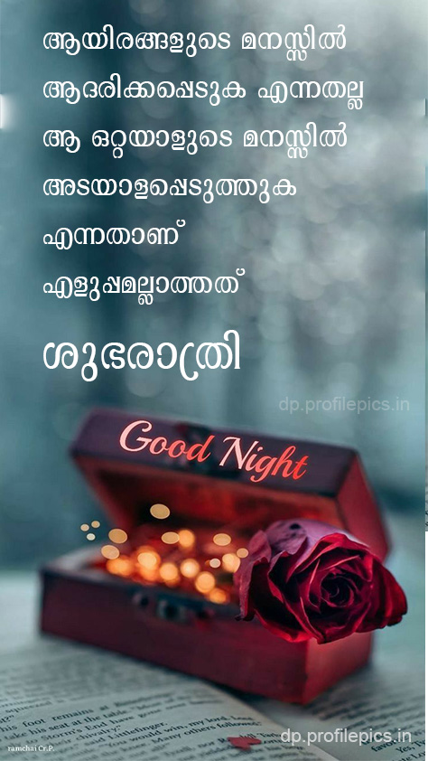 malayalam good night status